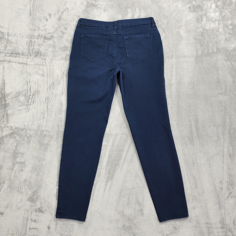 Style & Co Jeans Womens 8 Blue‎ Mid Rise Skinny Slim Ankle Stretch Denim Casual - Picture 3 of 12